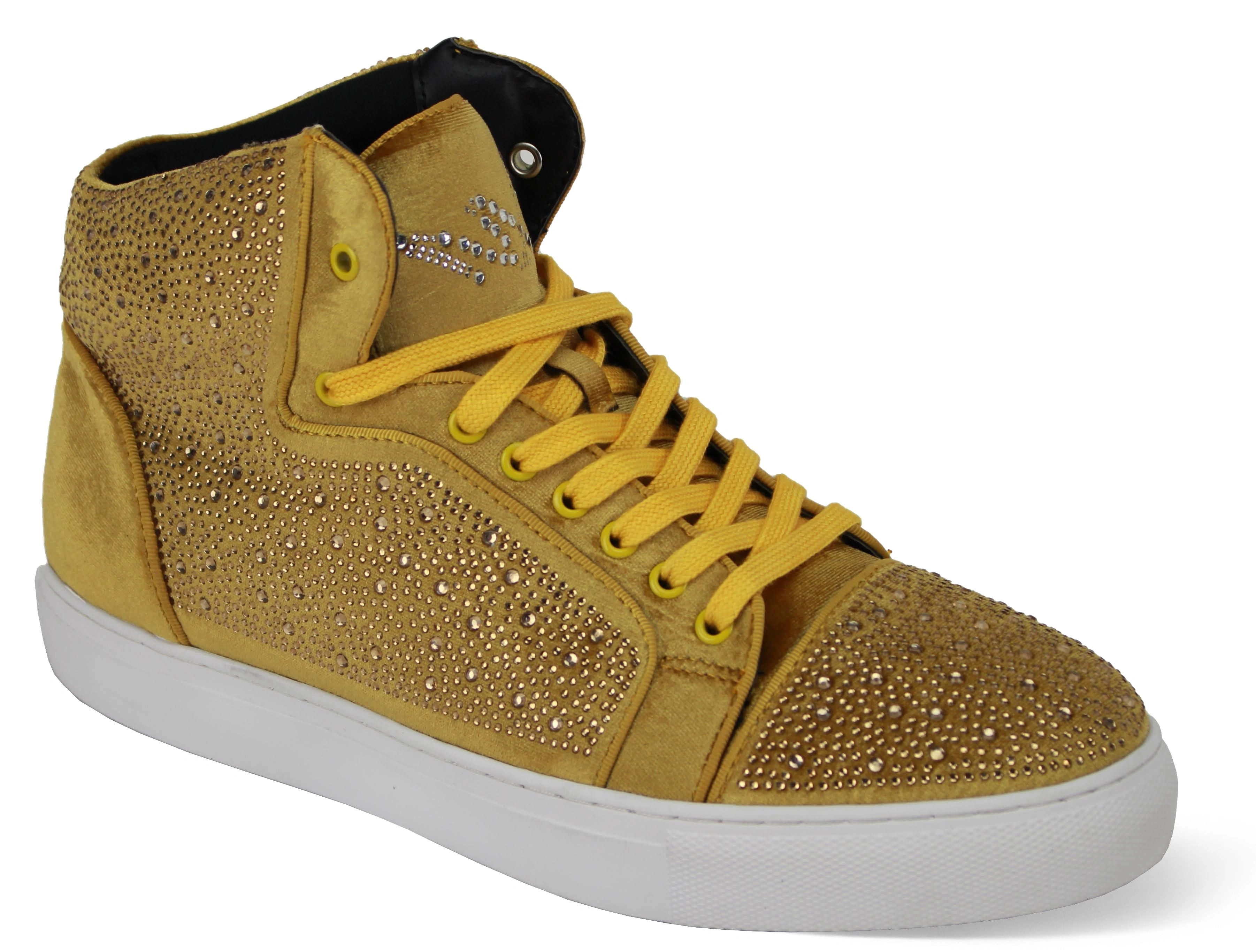 Guldkule Sneaker med Rhinestones – En Fantastisk Elegance!